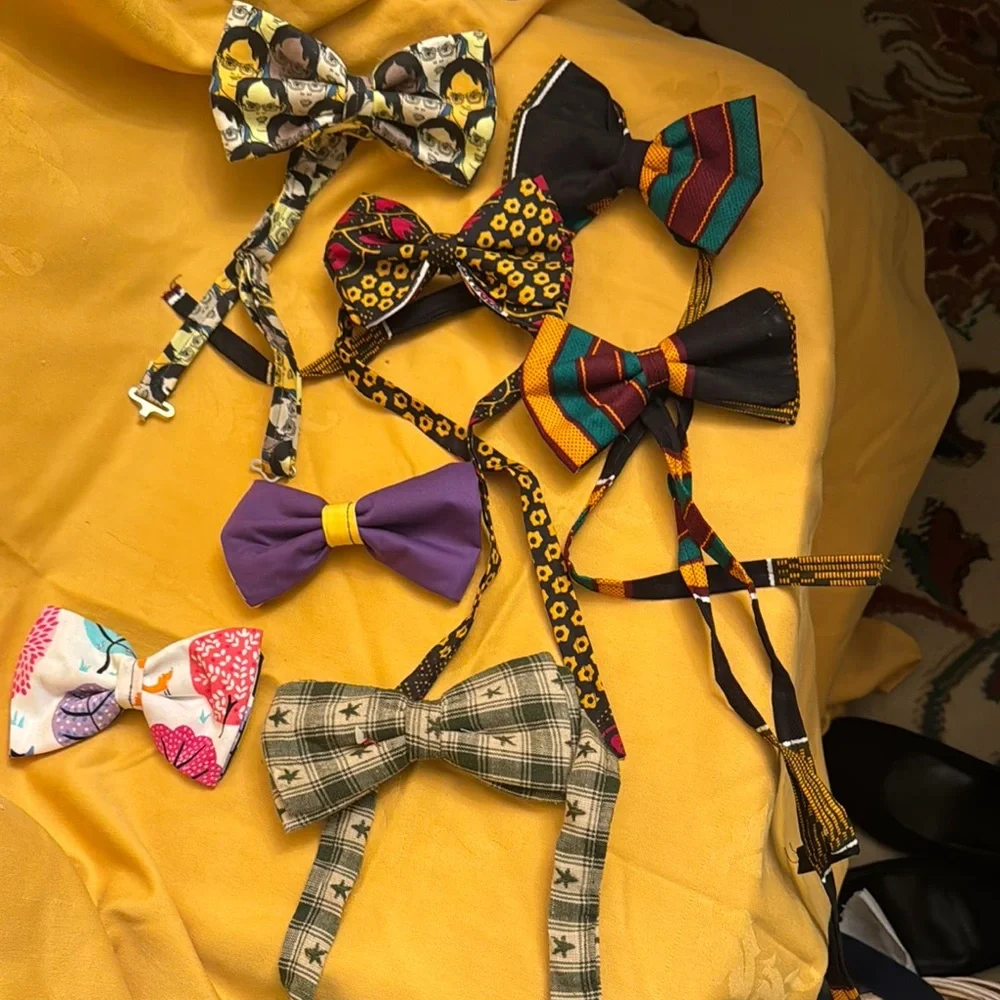 Colorful Bow Ties - Select the one that you like.  Twenty dollars each.